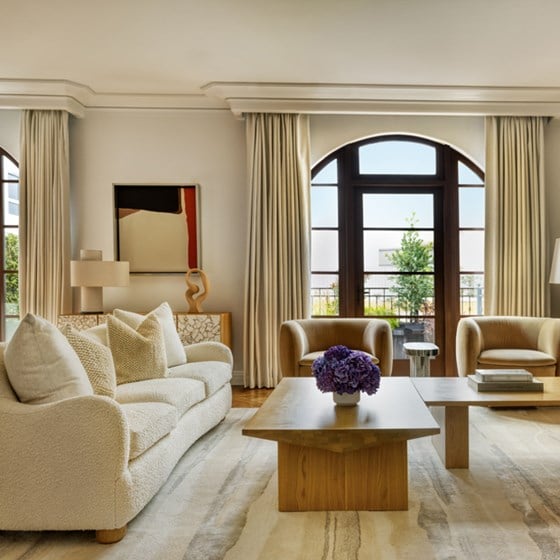 wilshire three bedroom residence living room